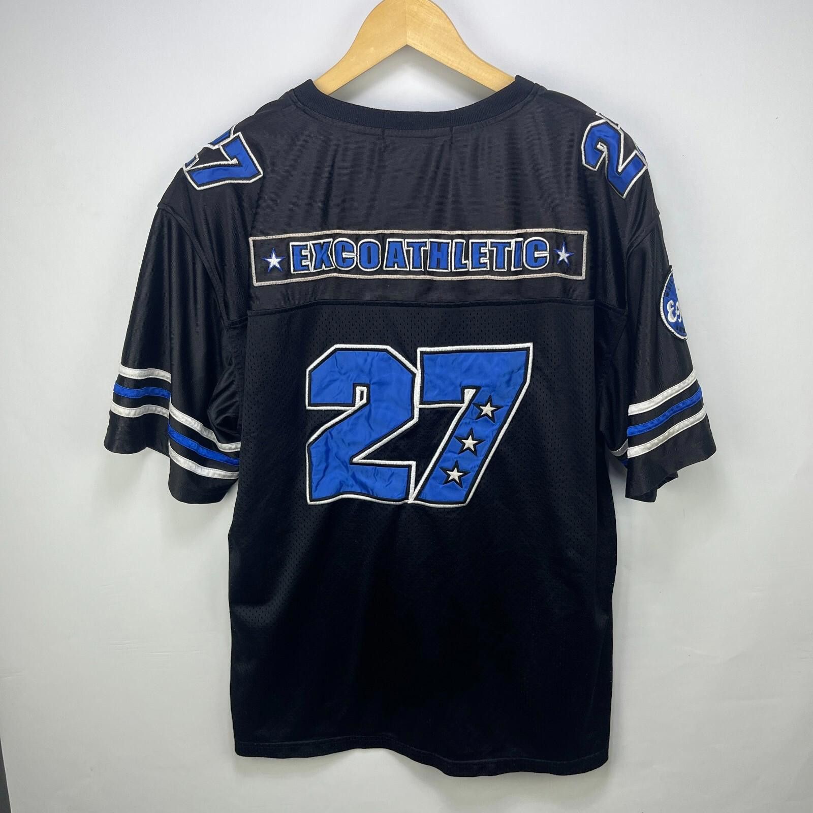 Armani Exchange Vintage Exco Athletic Y2K Baggy Hip Hop Jersey Large Size US L / EU 52-54 / 3 - 7 Thumbnail
