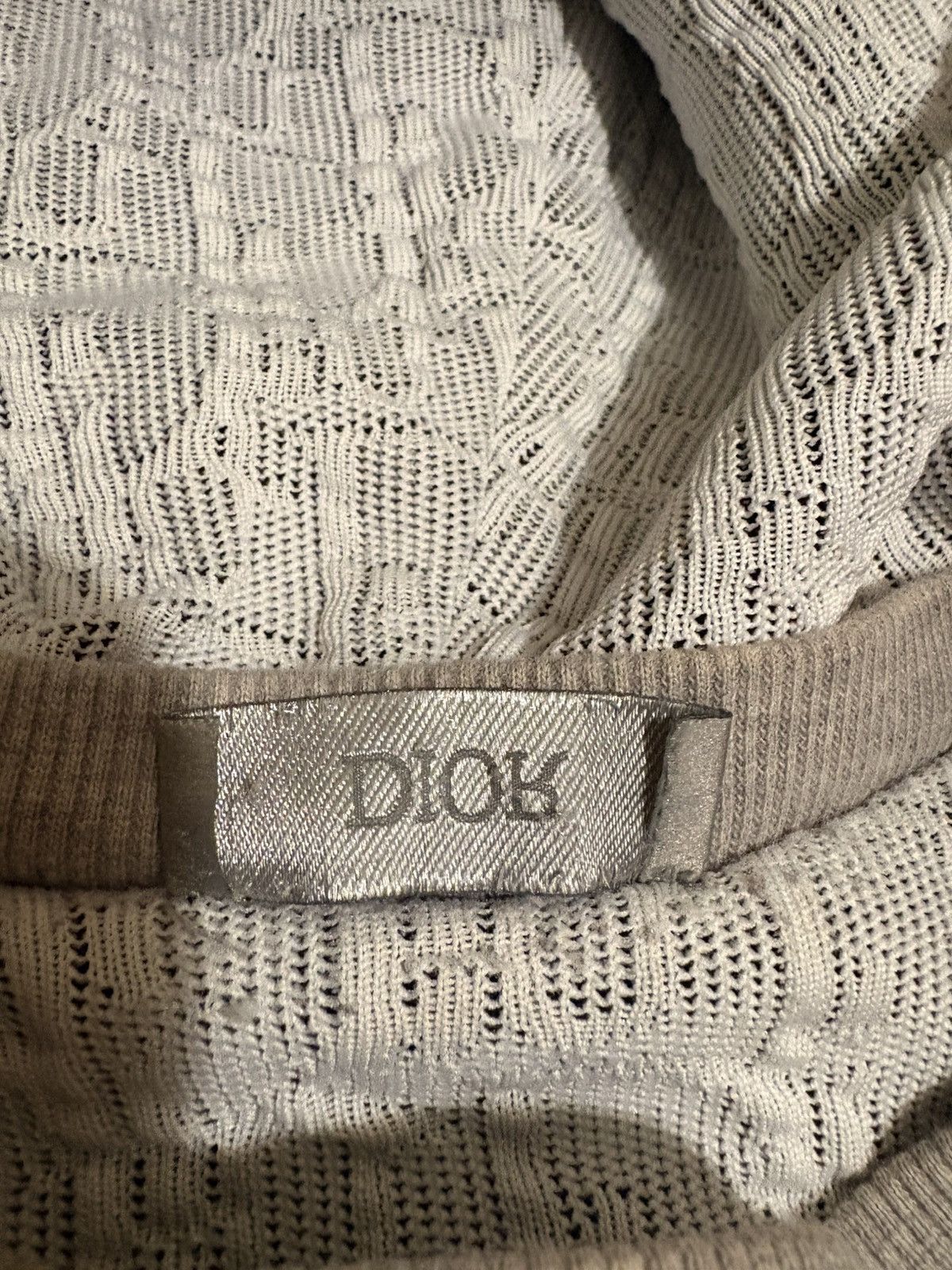 Dior DIOR Heather Gray Mens Hoodie with Logo Patch XXS Size US XXS / EU 40 - 6 Thumbnail
