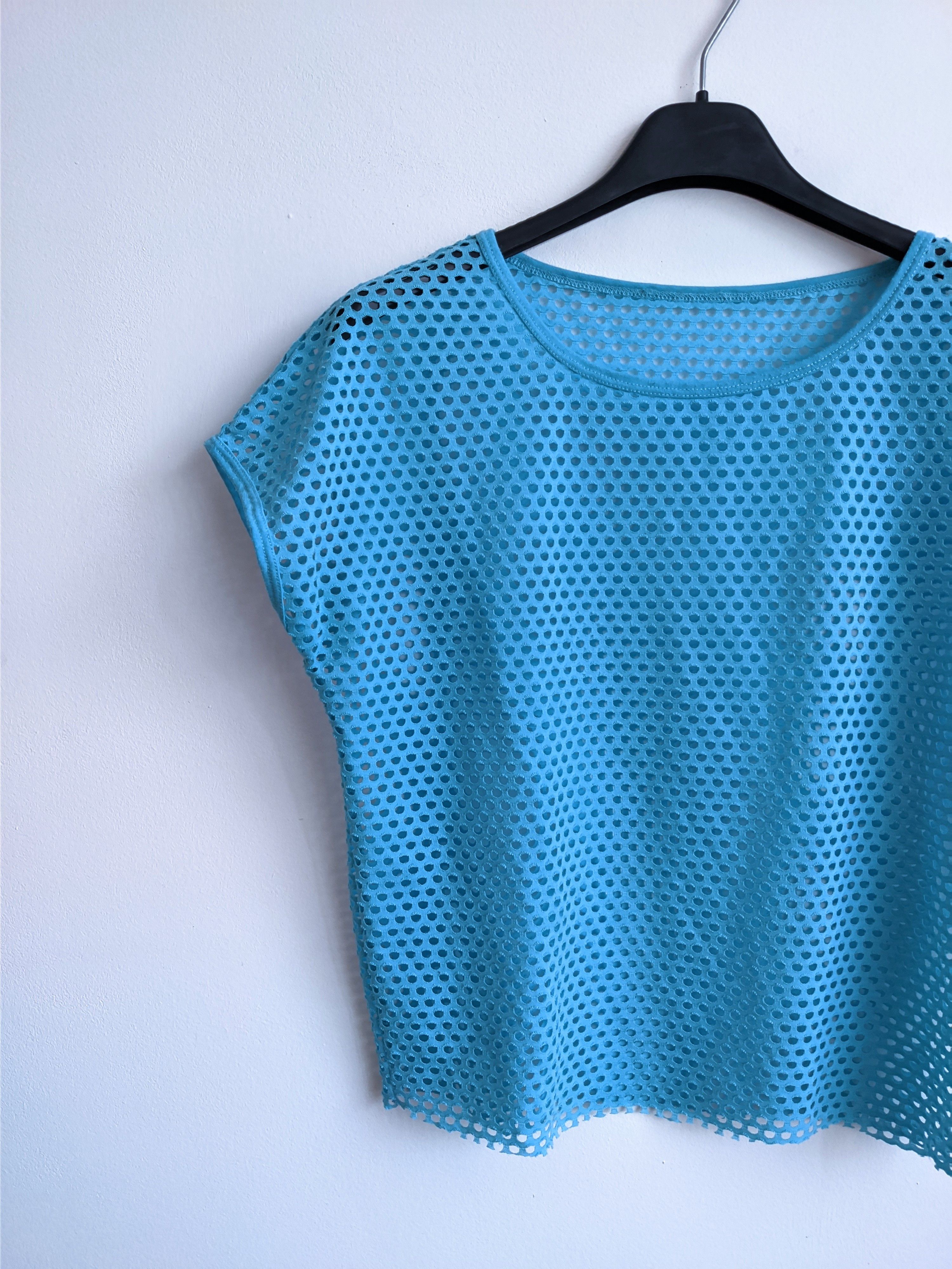 Vintage Mesh tshirt japanese y2k avant garde Size M / US 6-8 / IT 42-44 - 4 Thumbnail