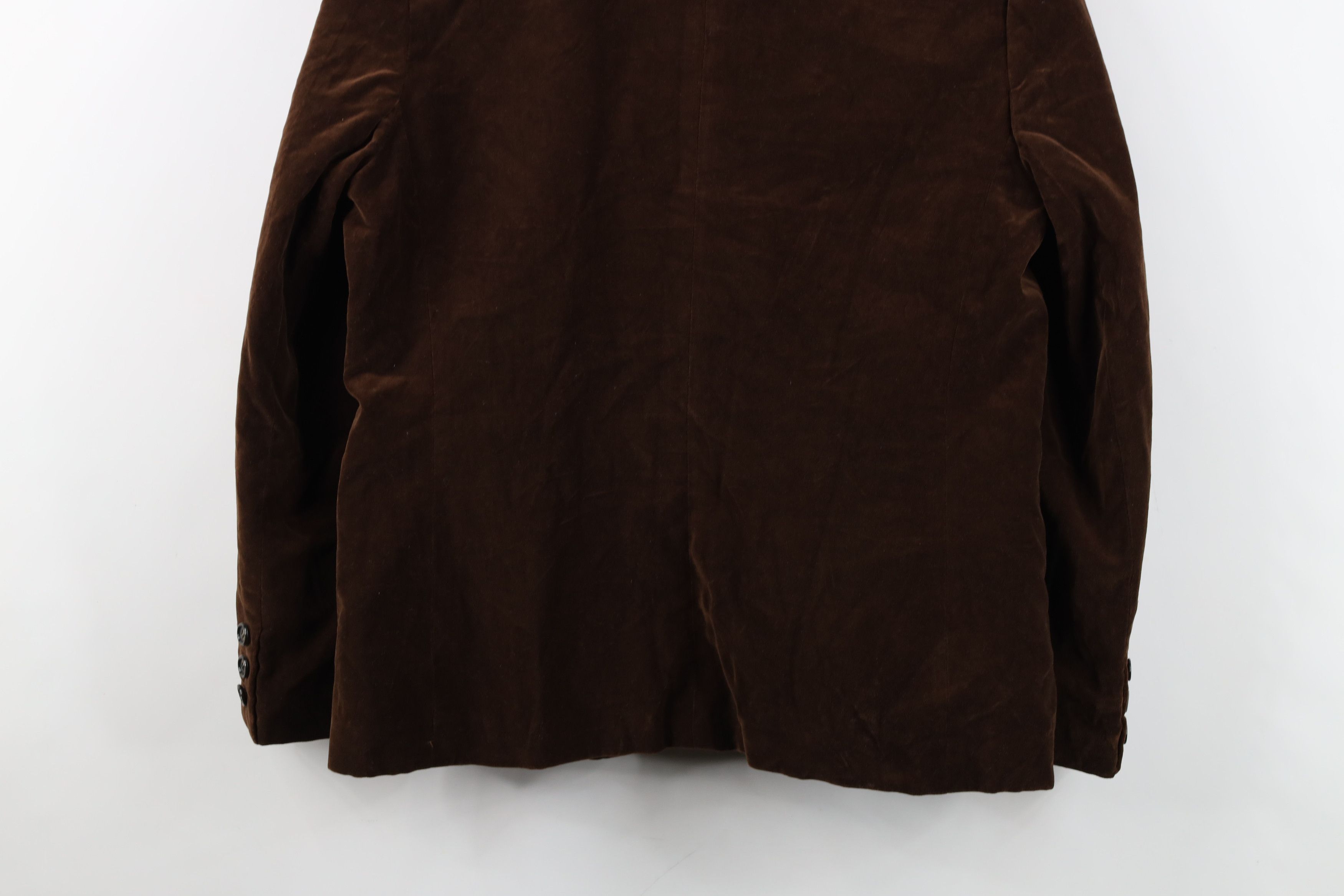 Vintage Vintage 60s 70s Rockabilly 2 Button Blazer Jacket Brown Size XL / US 12-14 / IT 48-50 - 15 Thumbnail