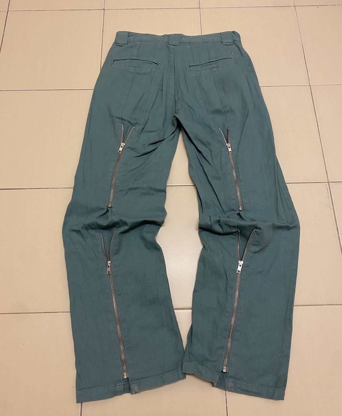 Japanese Brand × X-Girl X-girl Baggy Bondage Zipper Pants Size 30" / US 8 / IT 44 - 1 Thumbnail
