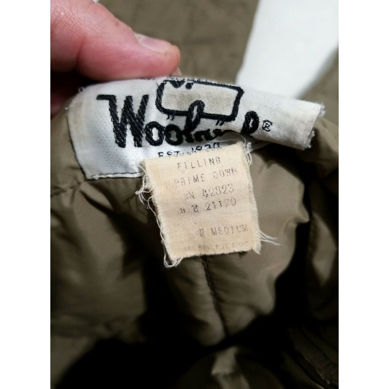 Vintage VINTAGE Woolrich Prime Northern Down Quilted Puffer Duck Down Pants Medium 80s Men Brown Quilted Jogger M 80s Mens Size US 31 - 4 Thumbnail