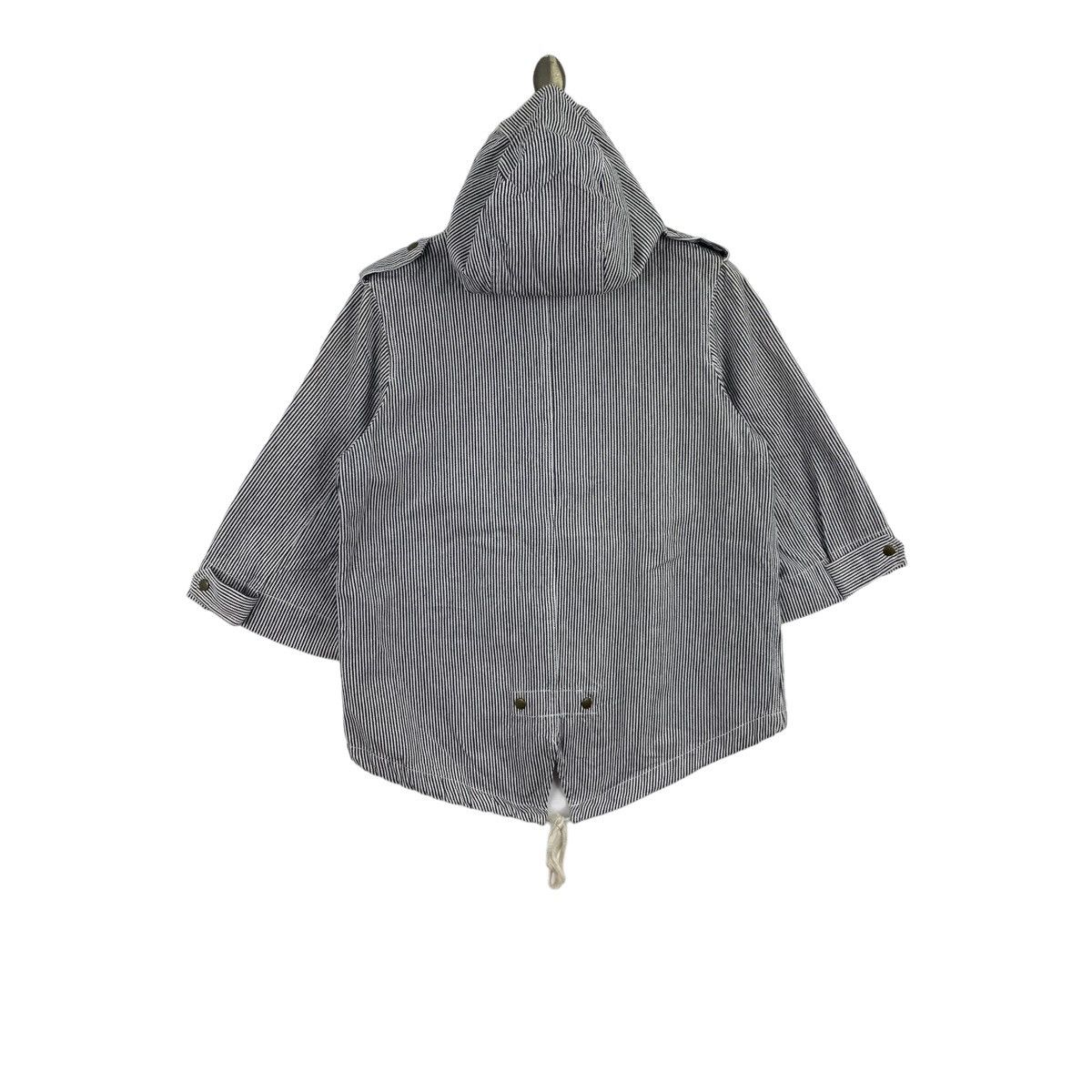 Other RAY BEAMS Hickory Stripes Three Quater Sleeve Hoodie Size US M / EU 48-50 / 2 - 2 Thumbnail