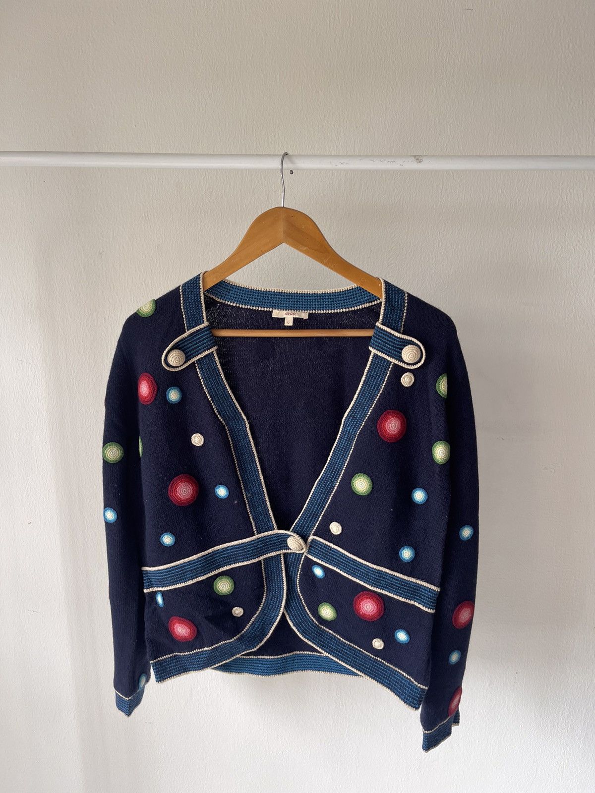 Kenzo 2000s Kenzo Space Dot Knitwear Size S / US 4 / IT 40 - 2 Thumbnail