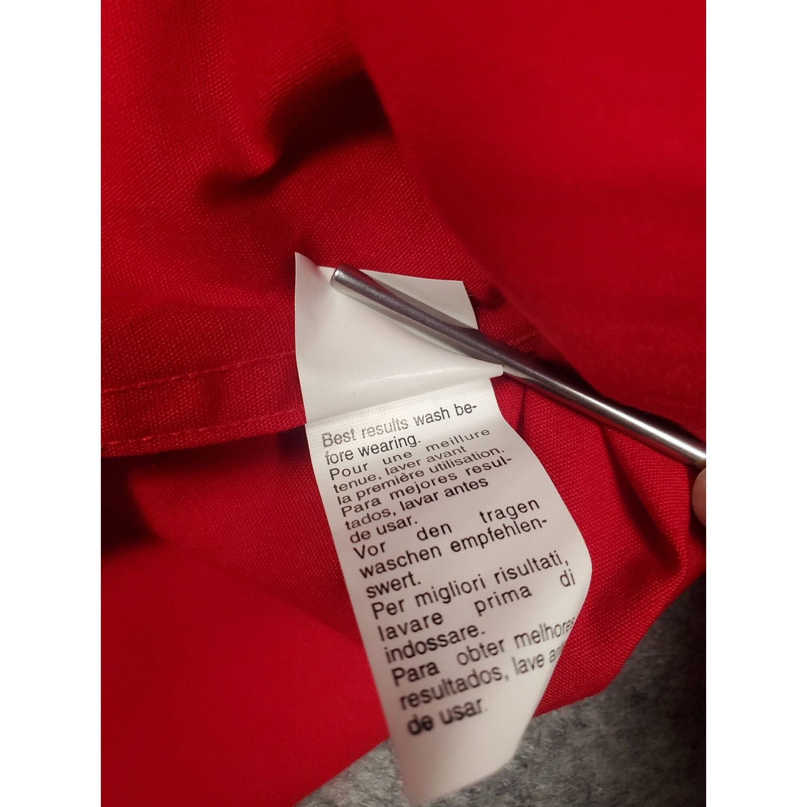 Chaps Ralph Lauren Vintage 90s Chaps Ralph Lauren Mens L Red Long Sleeve Shirt Size US L / EU 52-54 / 3 - 4 Thumbnail