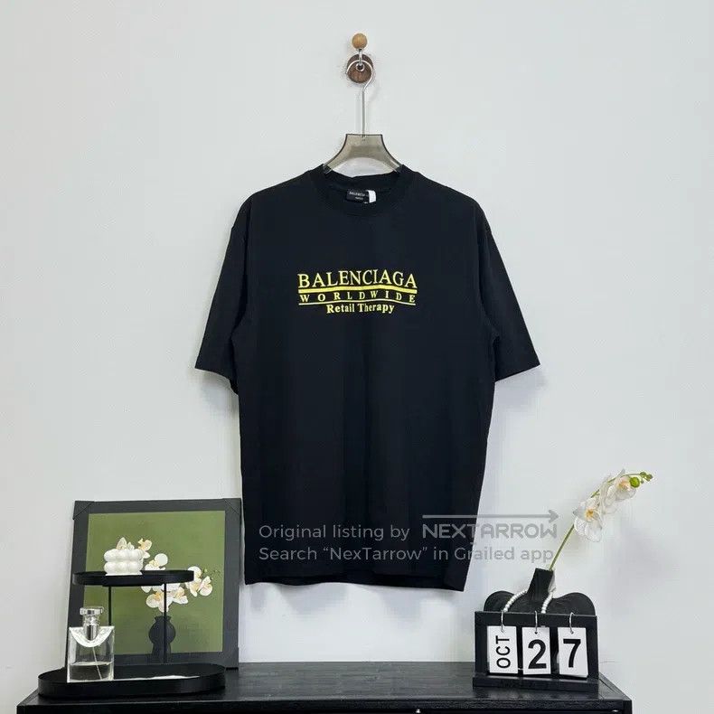 Balenciaga Balenciaga Slogan Logo Short Sleeve T-Shirt Size US XS / EU 42 / 0 - 1 Thumbnail