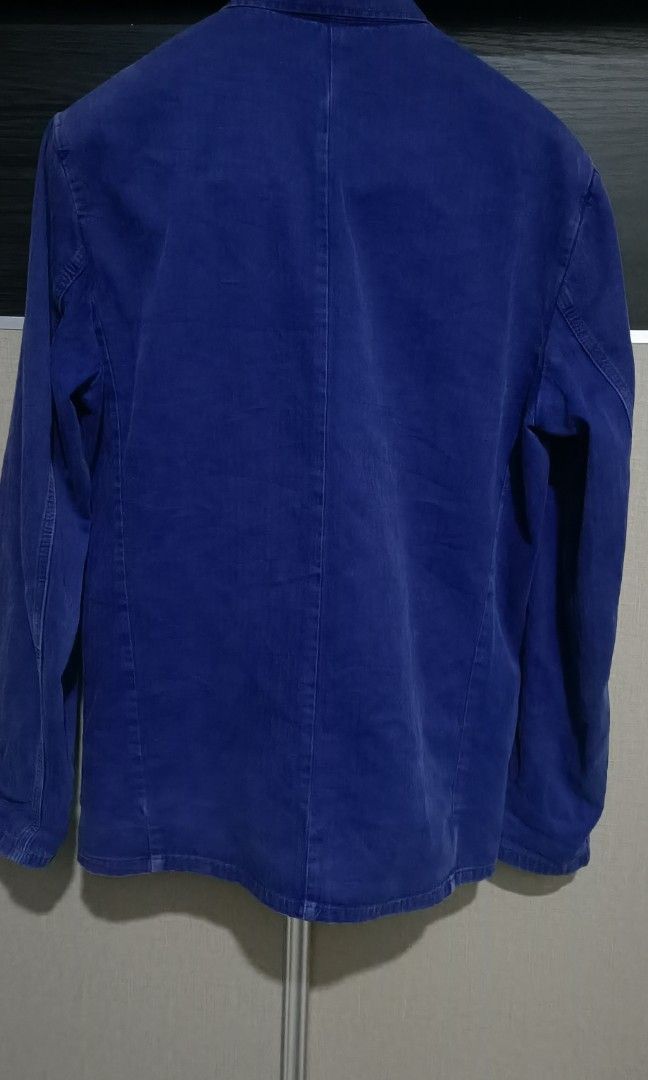 Vintage Vintage 60s french workwear hbt seldvedge 3 pocket jacket Size US M / EU 48-50 / 2 - 7 Thumbnail