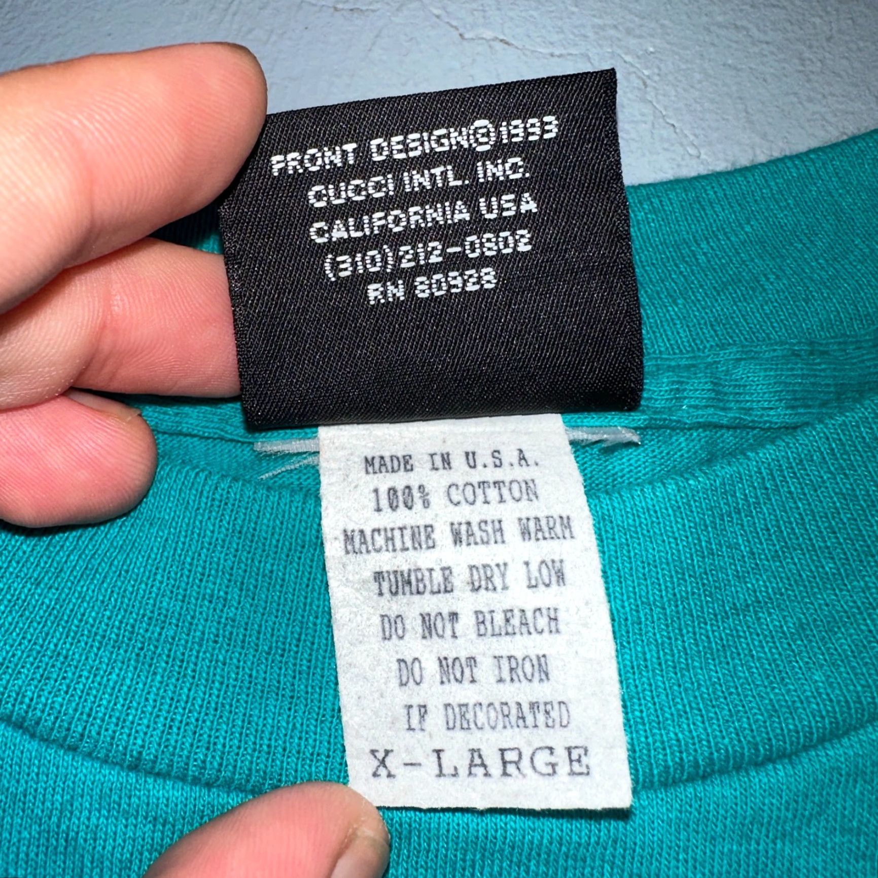 Vintage VINTAGE New Orleans Big Easy Embroidery VTG T Shirt 90s Single Stitch Travel USA Fun XL Green Mens Size US XL / EU 56 / 4 - 5 Thumbnail