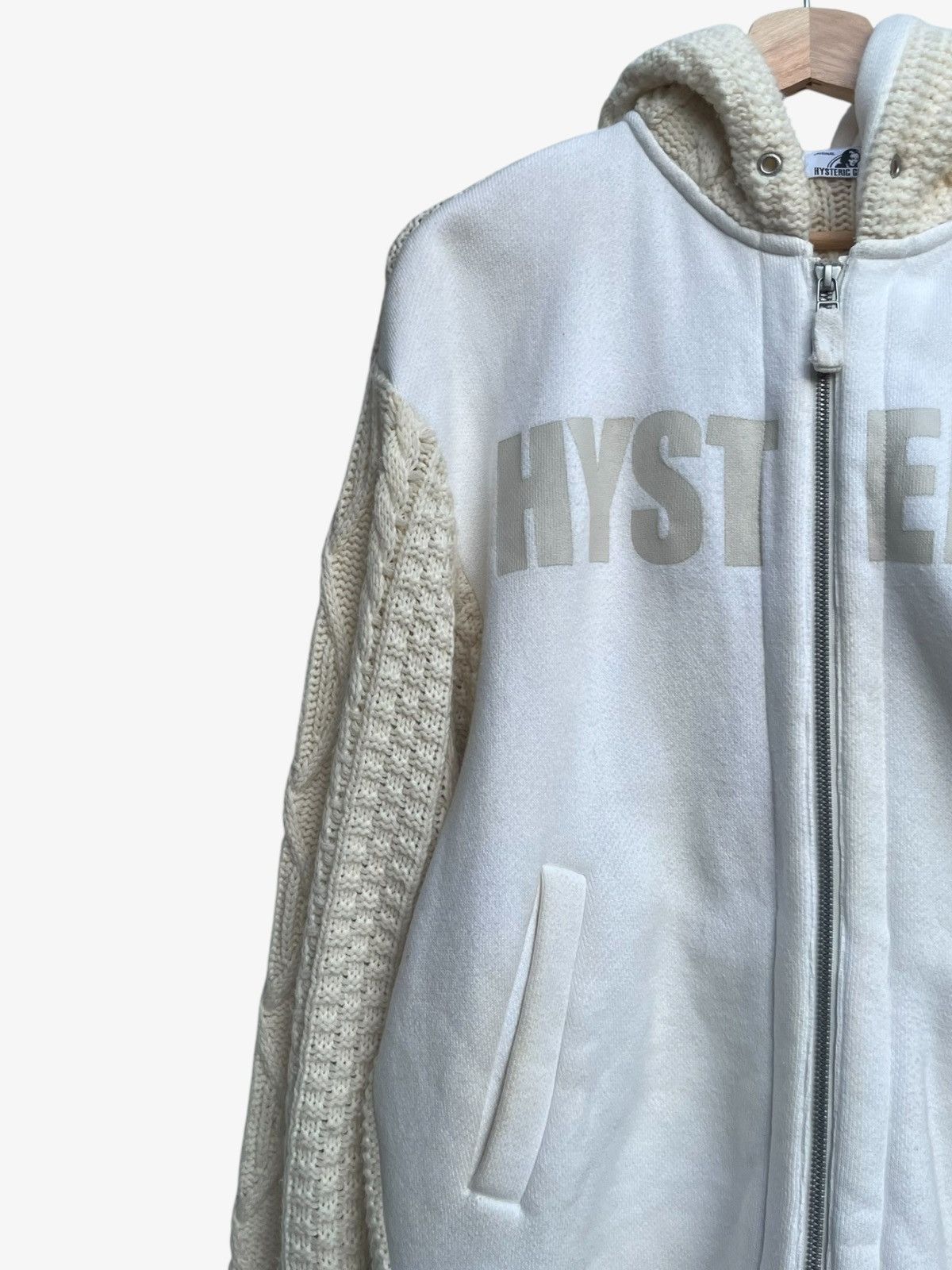Hysteric Glamour Hysteric Glamour Chunky Knit Zip Up Hoodie Size US M / EU 48-50 / 2 - 5 Thumbnail