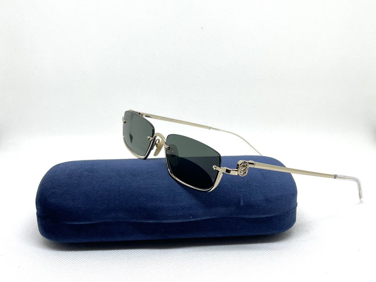 Gucci × Vintage Gucci sunglasses GG1221S 001 56 Made in Japan New