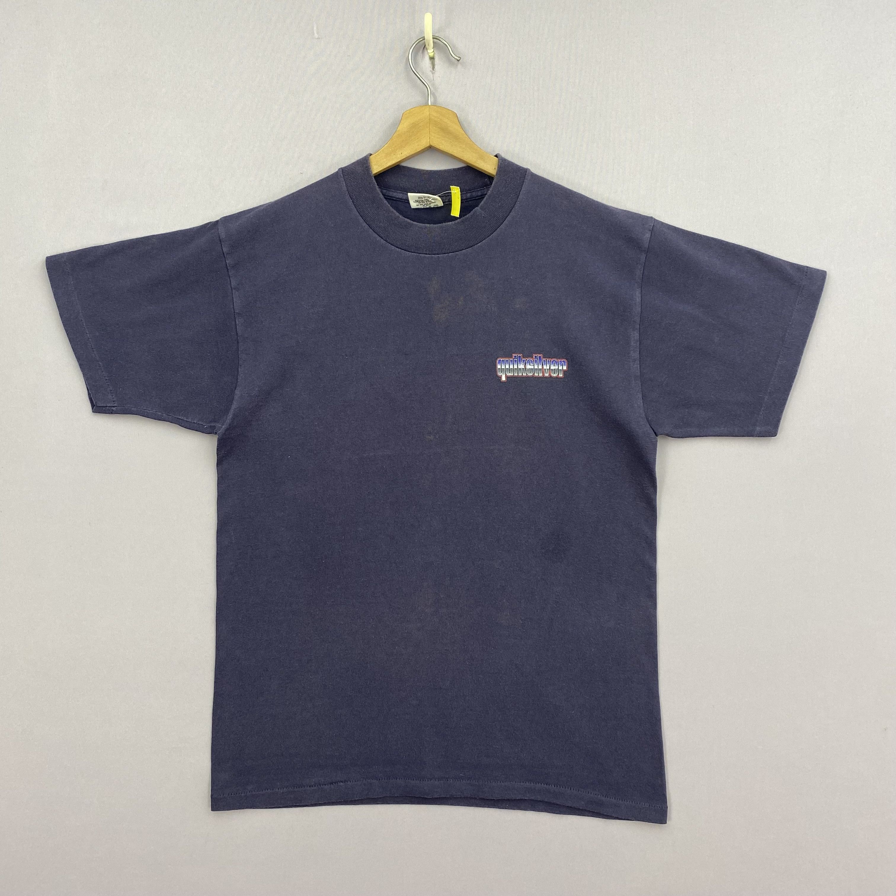 Quiksilver Vintage 90s Quiksilver Tshirt Surfwear Snowboarding Skater Size US M / EU 48-50 / 2 - 2 Thumbnail