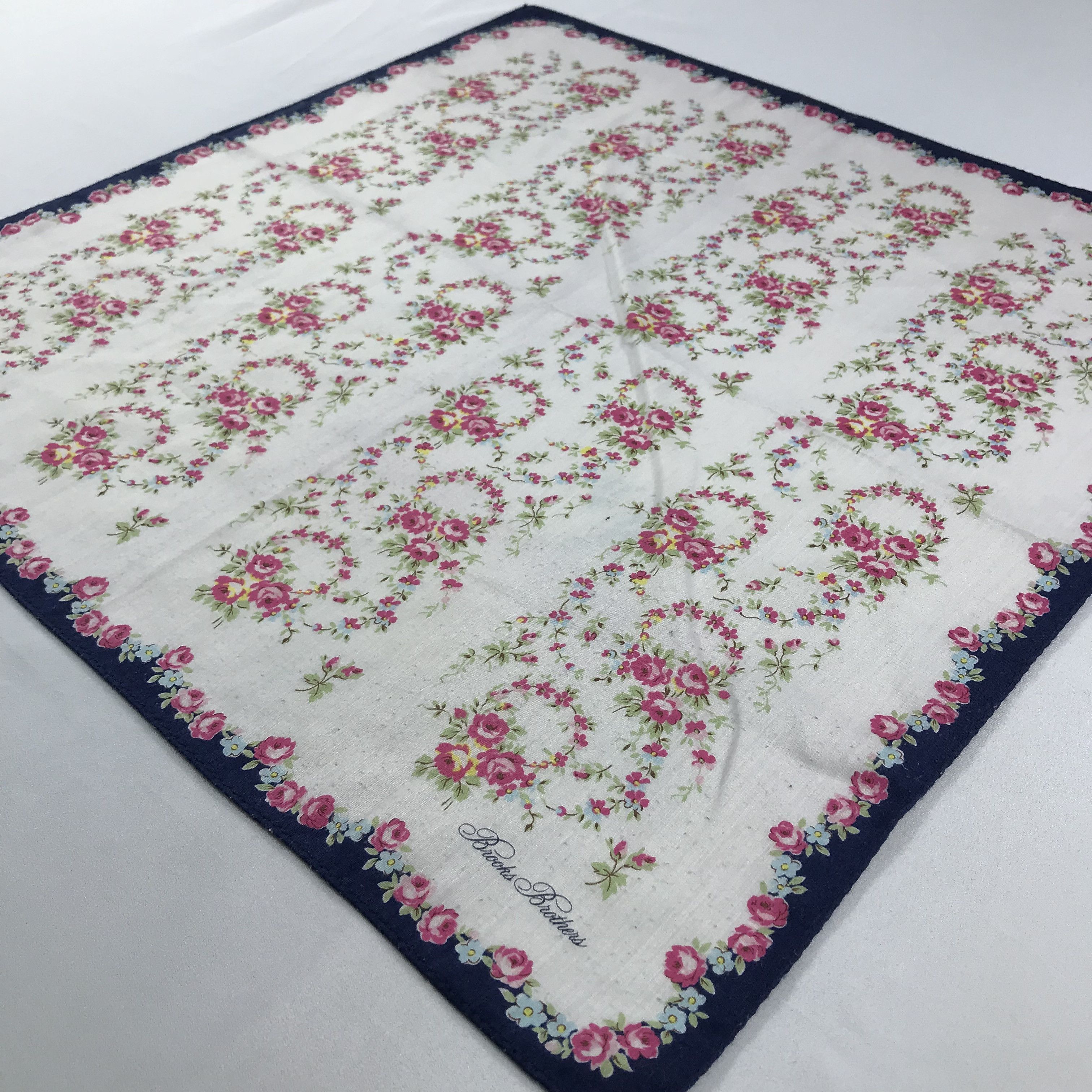 Brooks Brothers × Vintage Brooks Brothers Bandana / Handkerchief / Neckerchief - S1970 Size ONE SIZE - 2 Thumbnail