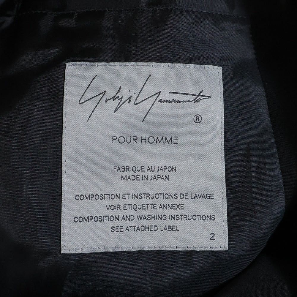 Yohji Yamamoto Yohji Yamaha POUR HOMME 24SS 2-BUTTON TUXEDO JACKET Size US M / EU 48-50 / 2 - 7 Thumbnail