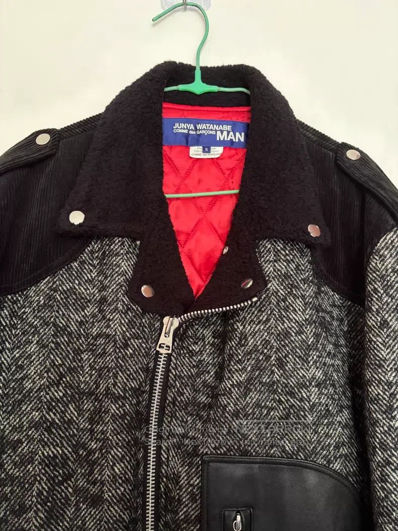 Junya Watanabe Junya Watanabe Leather Patch Biker Jacket Size US S / EU 44-46 / 1 - 6 Thumbnail