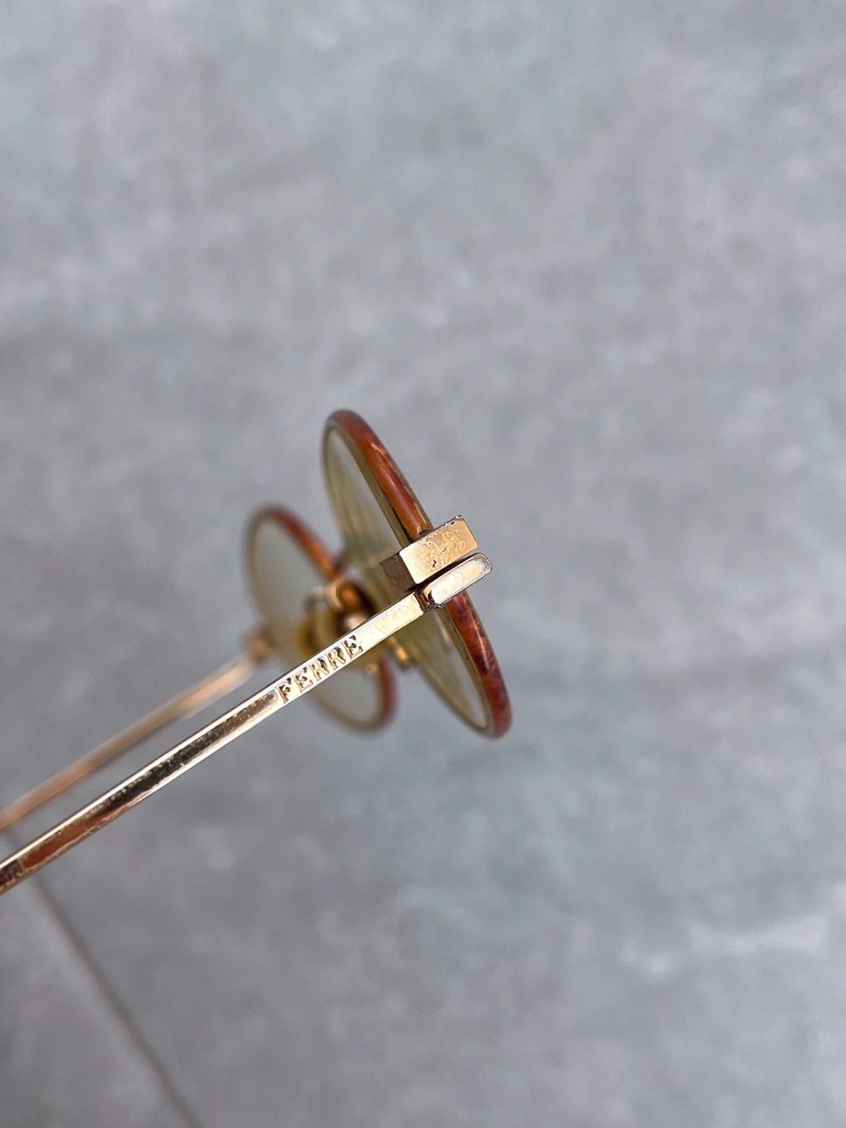 Gianfranco Ferre GFF Gianfranco Ferre Vintage 60s 70s Gold Metal Eyeglass Size ONE SIZE - 7 Thumbnail