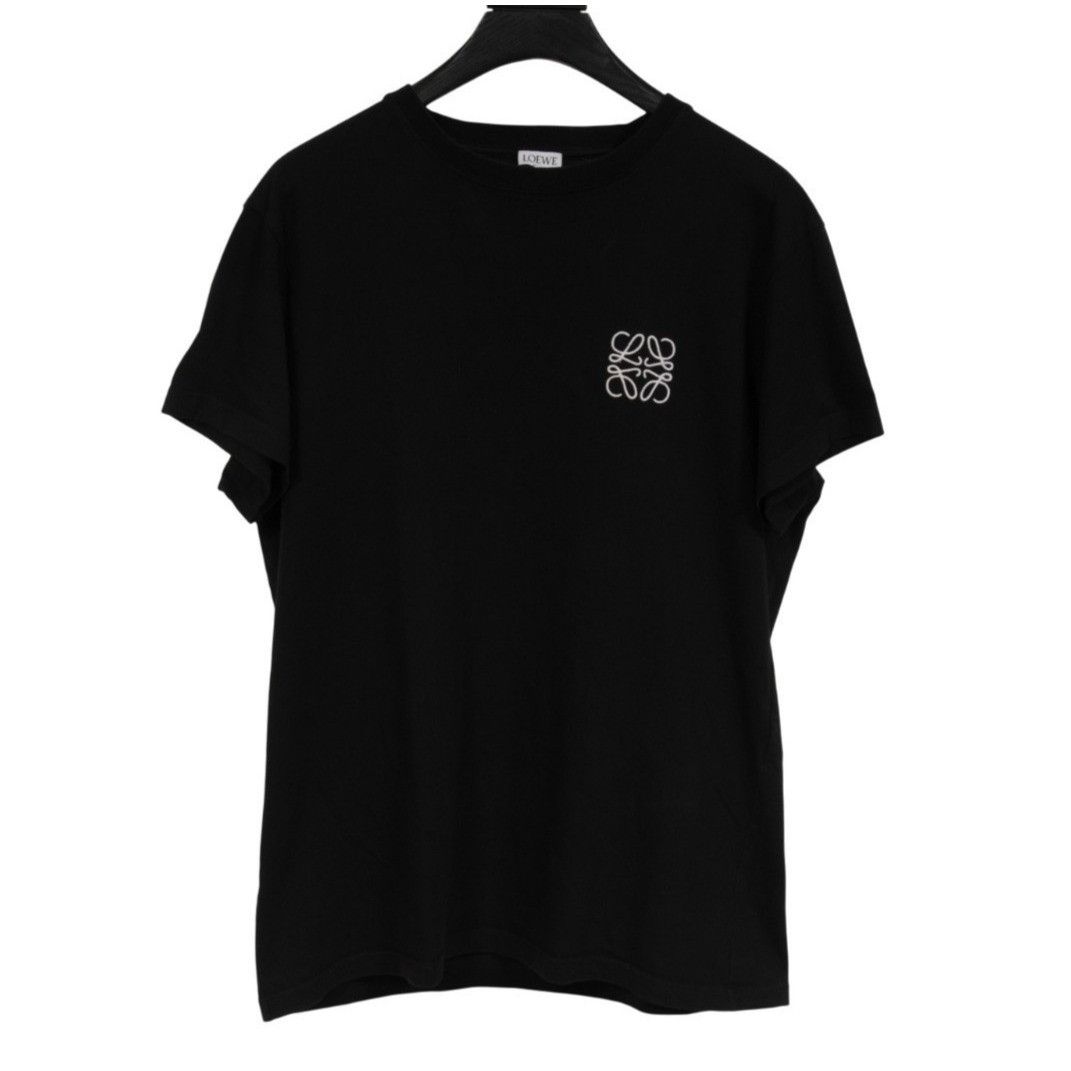 Anagram Logo T Shirt XS Black White