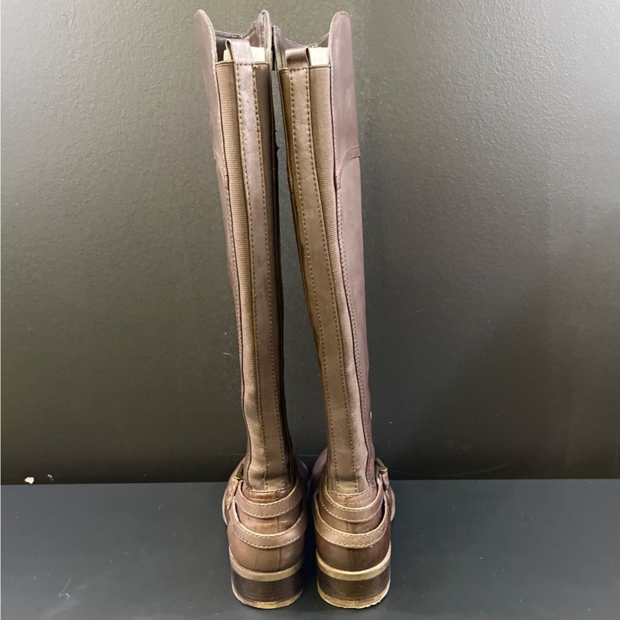 Other Audrey Brooke Women's Brown Riding Boots/Knee High Sz 8.5M S Size US 8.5 / IT 38.5 - 4 Thumbnail