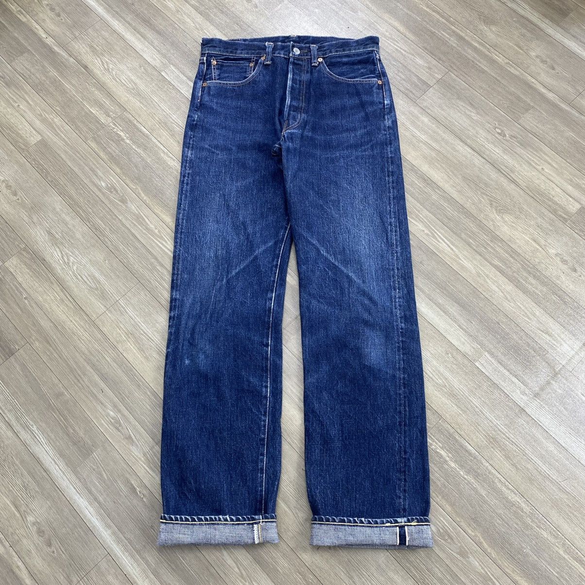Levi's Vintage Clothing 🇯🇵1990s Vintage Levis 501XX LVC Japan Selvedge Jeans Archive Size US 32 / EU 48 - 1 Thumbnail