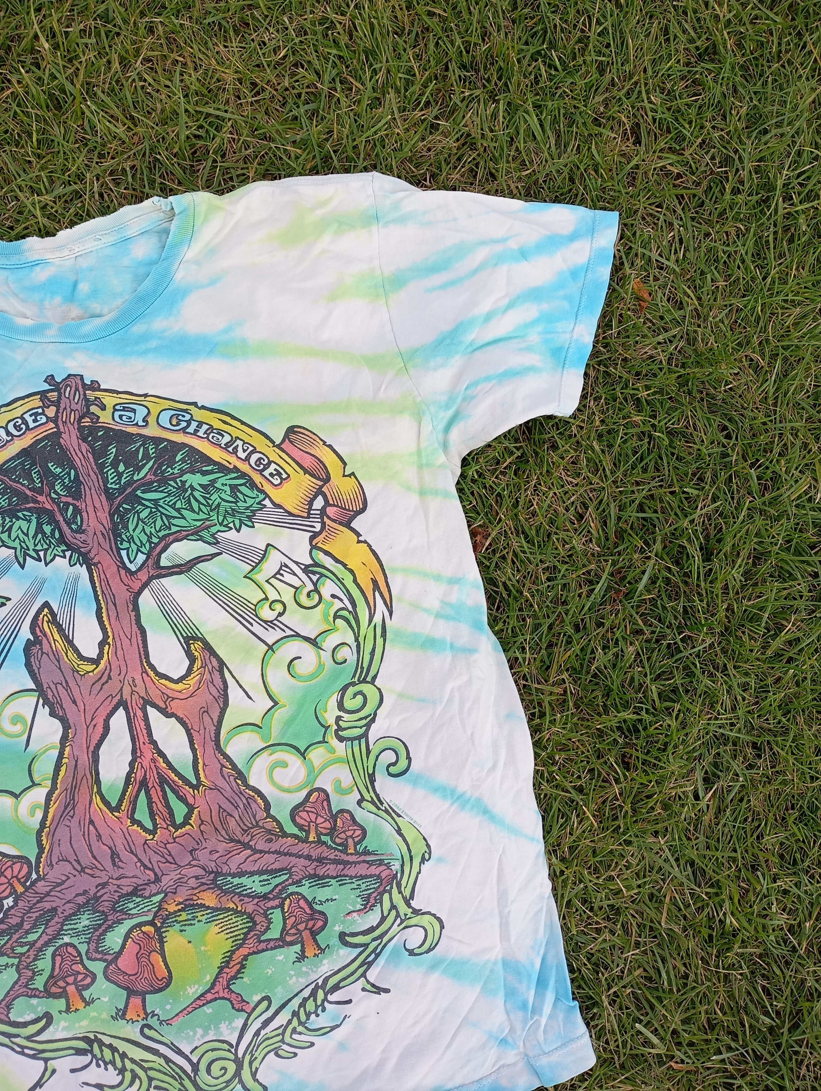 Vintage Vintage Y2K Art Hippie Tie Dye T-shirt Size US L / EU 52-54 / 3 - 3 Thumbnail