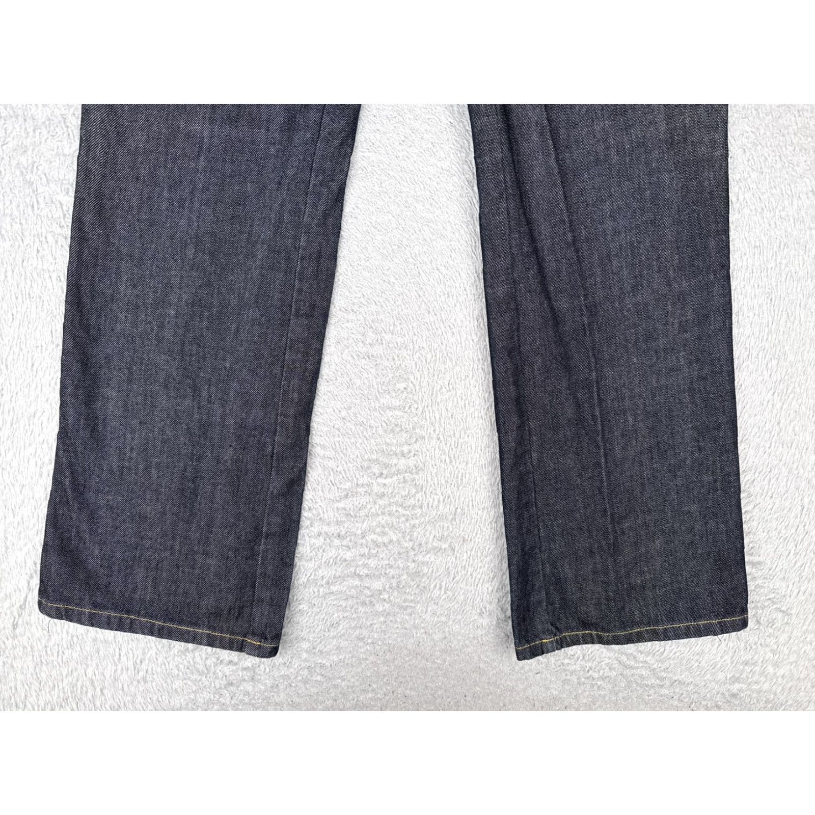 Denime New York Jeans Women’s 12 Dark Wash Denim Straight Leg 31x31 100% Cotton Blue Size 34" / US 12 / IT 48 - 2 Thumbnail