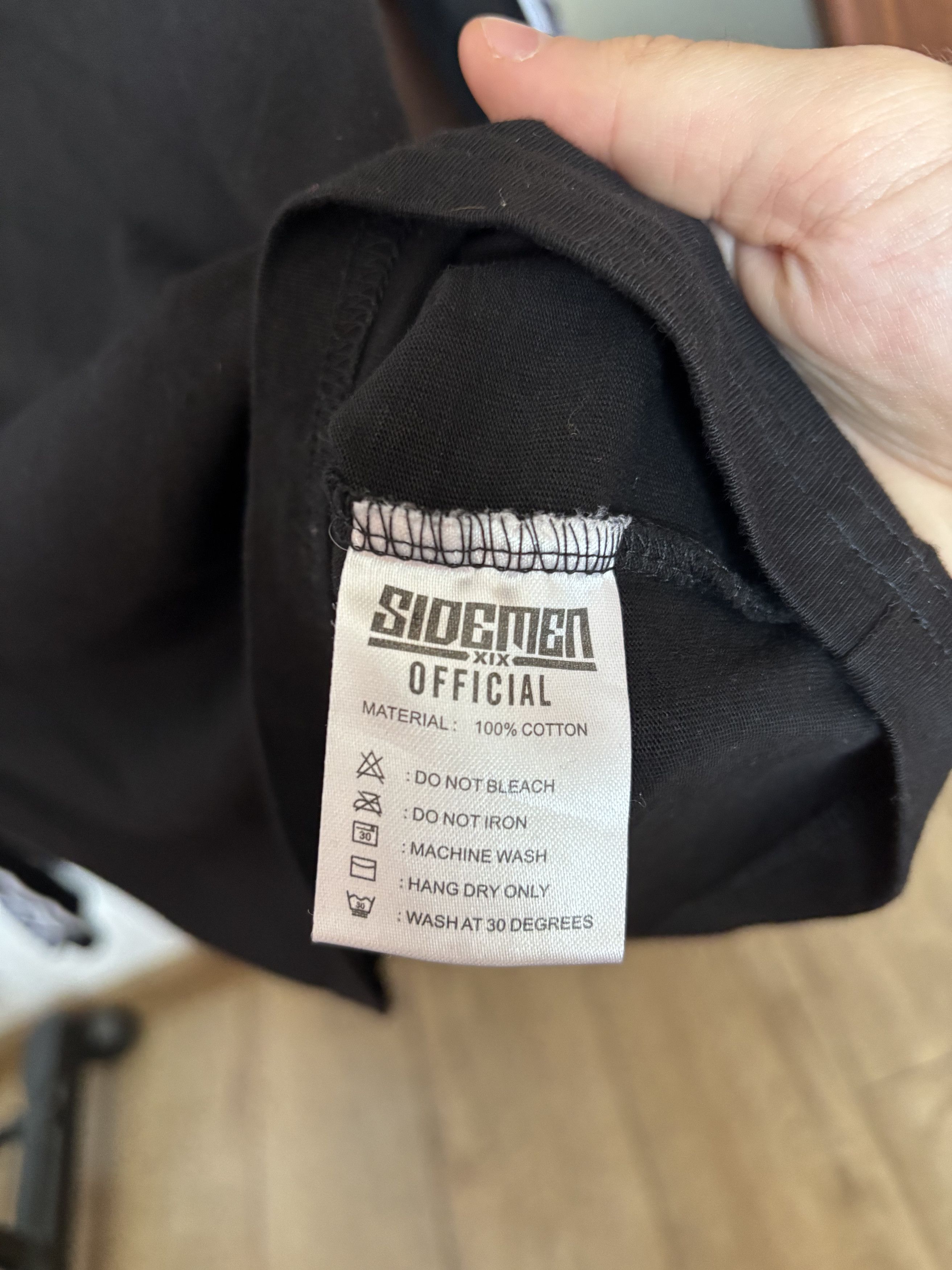 Other Sidemen SDMN Crest Taped Black/White longsleeve Size US S / EU 44-46 / 1 - 4 Thumbnail