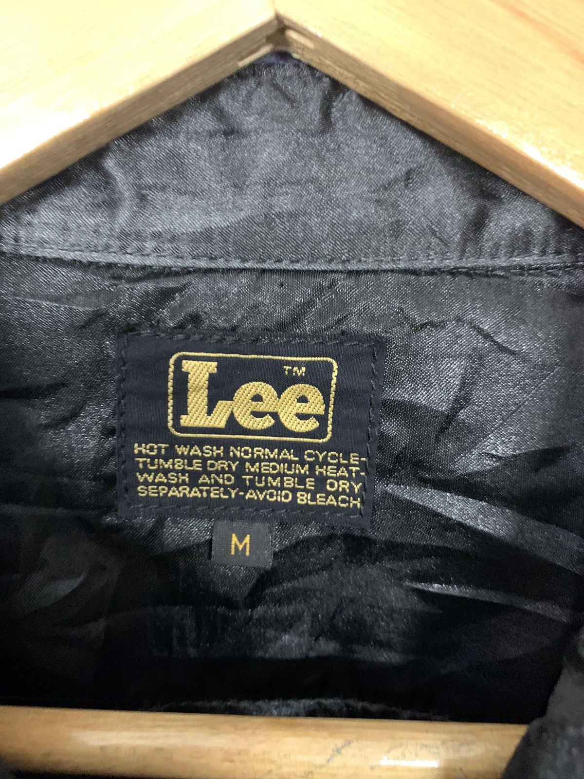 Lee × Vintage Vintage 90's Lee Snap Button Wool Jacket Size US M / EU 48-50 / 2 - 7 Thumbnail