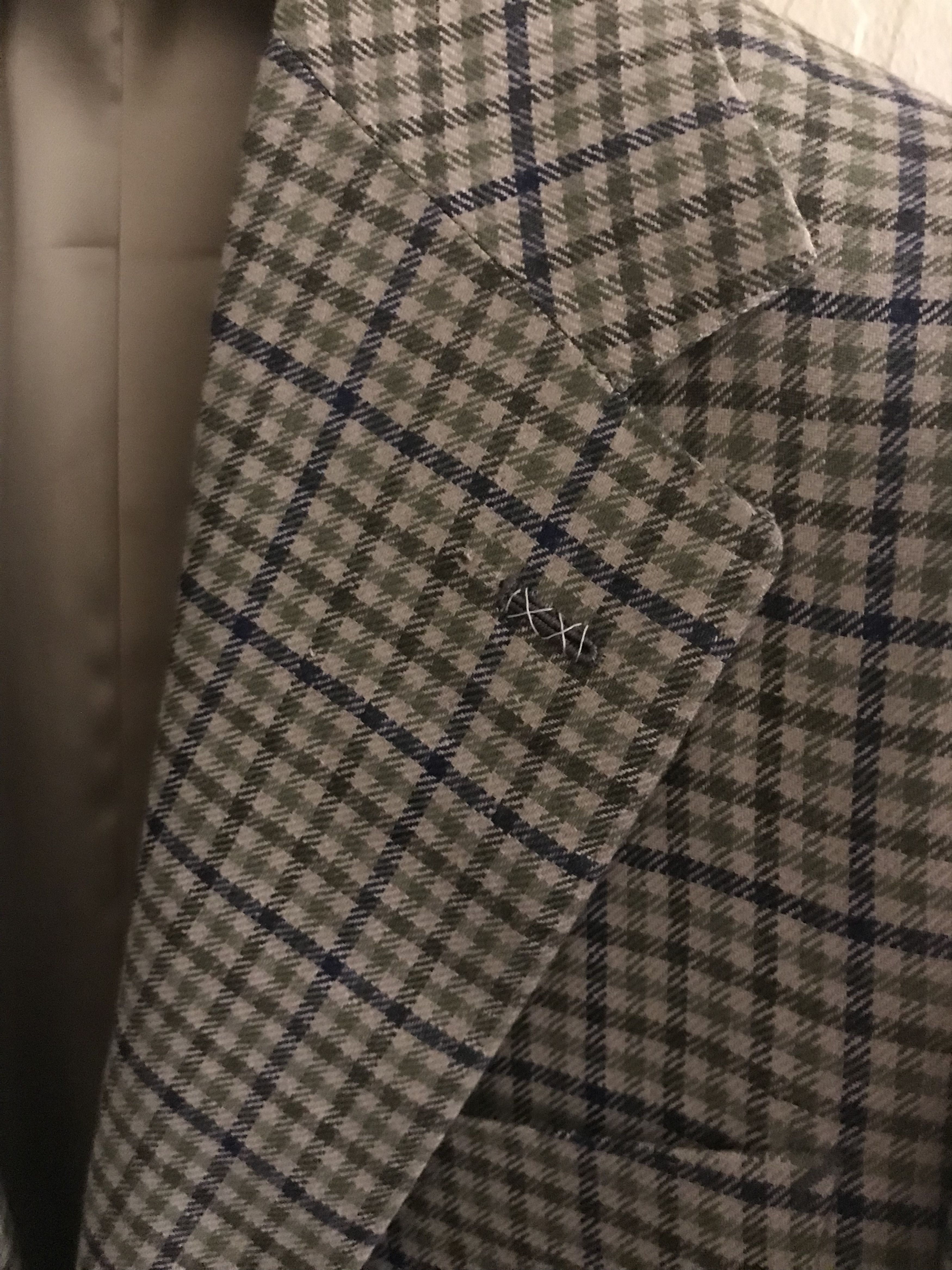 HUSBANDS MTO Maison Hellard Linen Jacket 38R Size 38R - 2 Thumbnail