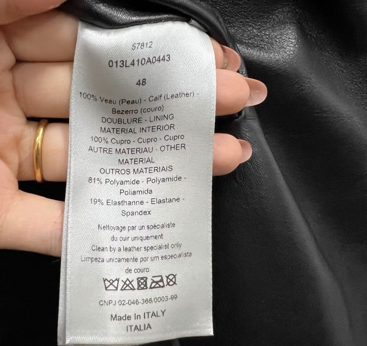 Dior Dior Black Multi-Zip Leather Jacket J41 Size US M / EU 48-50 / 2 - 4 Thumbnail