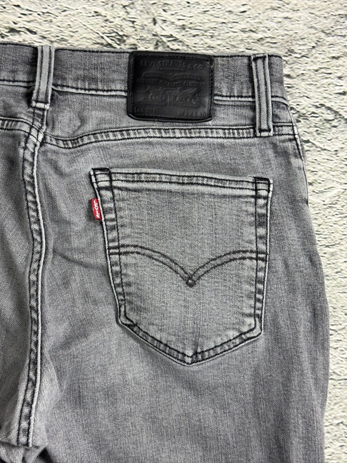 Levi's Levi’s 511 Grey Slim Jeans Size US 32 / EU 48 - 4 Thumbnail