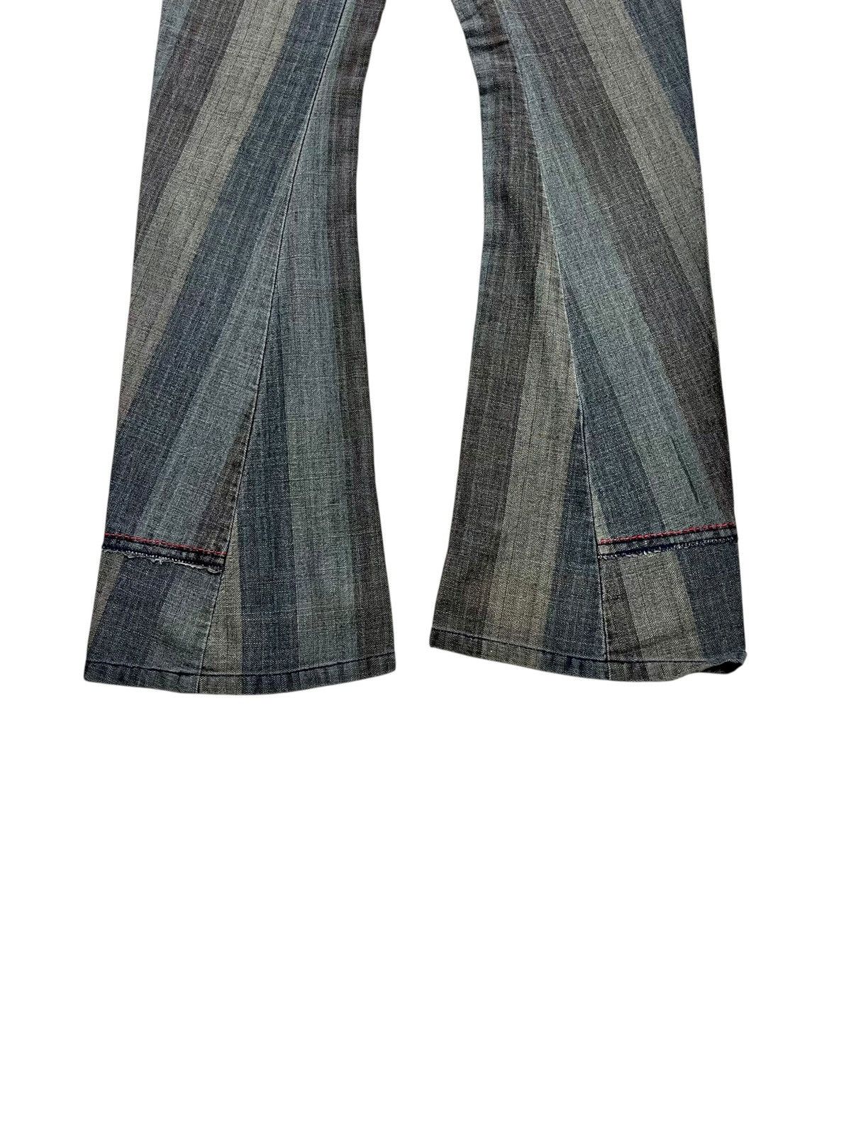 If Six Was Nine 2000s MFG - Patchwork Denim Banana Cut Pants Size US 29 - 3 Thumbnail