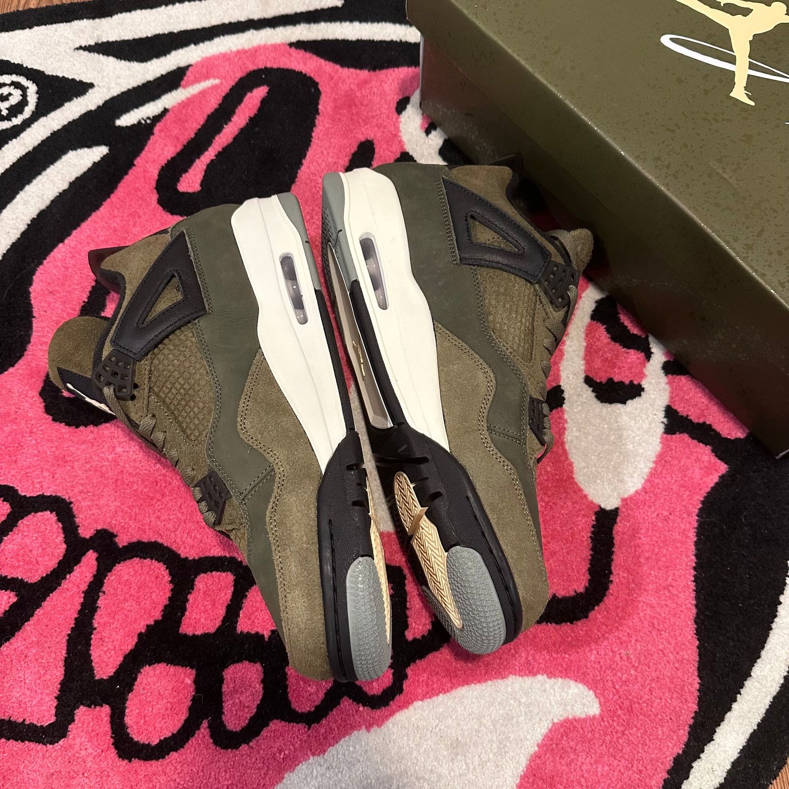 Jordan Brand Jordan 4 Retro SE Craft Medium Olive - Size 11.5 - Brand New Size US 11.5 / EU 44-45 - 8 Thumbnail