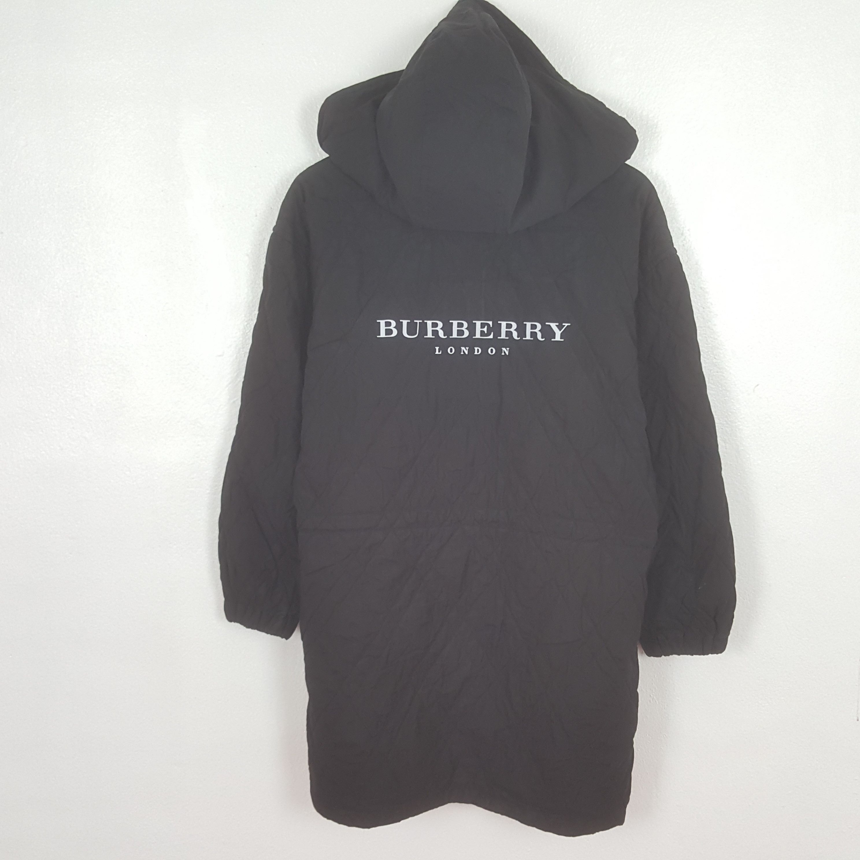 Burberry Vintage Burberrys Custom Spell Out Jacket Hoodie Size L / US 10 / IT 46 - 1 Thumbnail