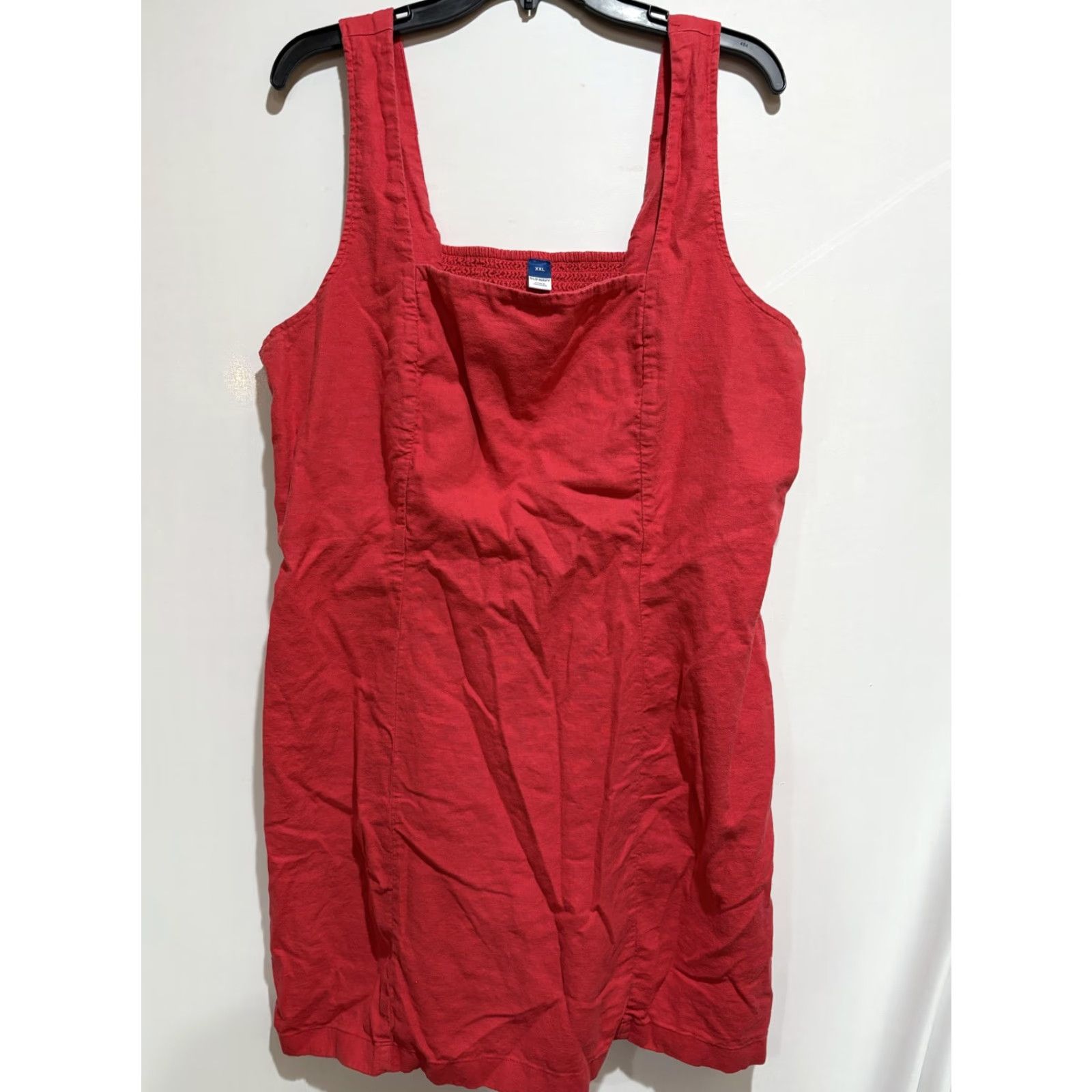 Old Navy Old Navy Dress Womens 2XL Sleeveless Linen Blend Smocked Back Square Neck Casual Sundress Size XXL / US 16-18 / IT 52-54 - 2 Thumbnail