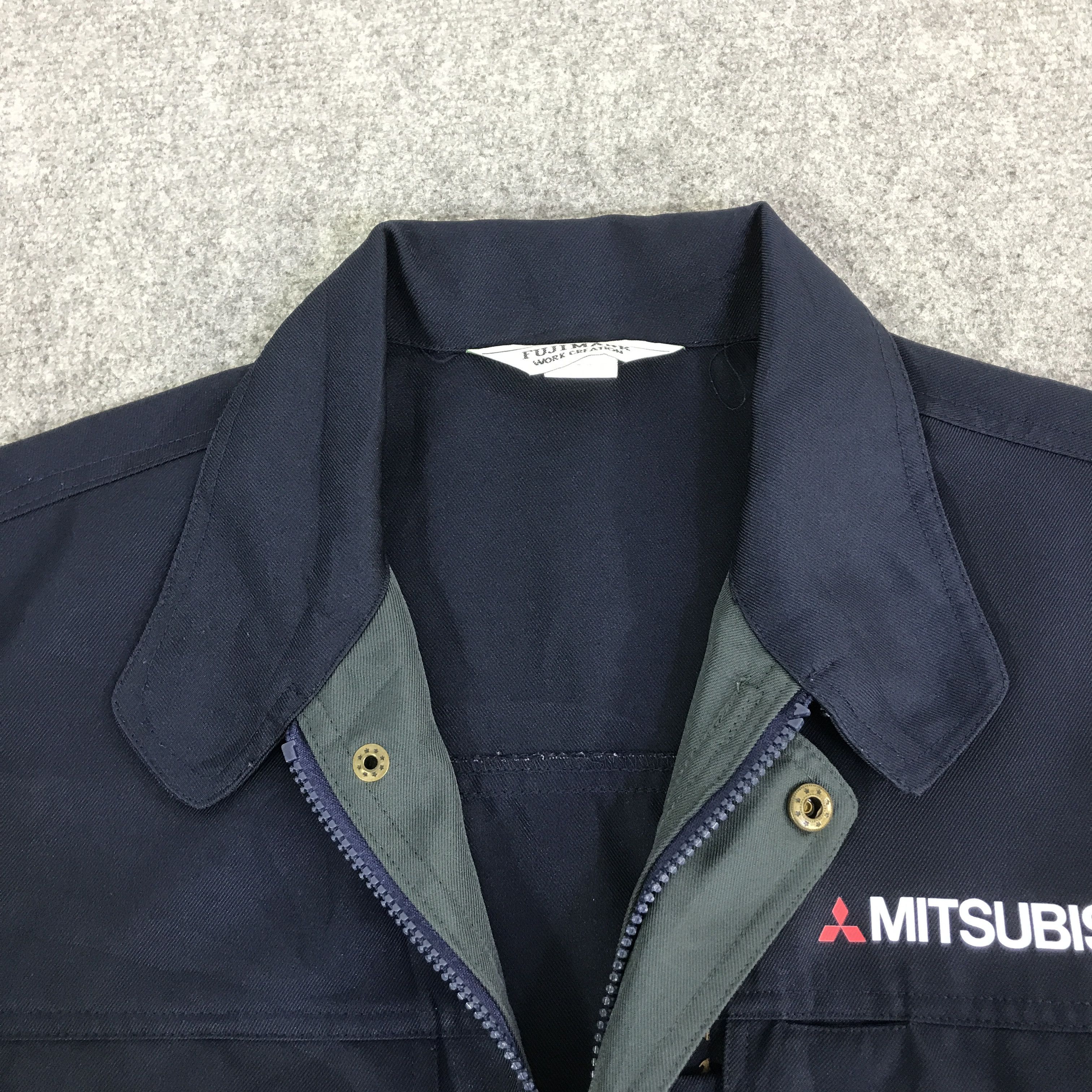 Japanese Brand MITSUBISHI RACING NAVY CUSTOM JACKET K123B16 Size US L / EU 52-54 / 3 - 9 Thumbnail