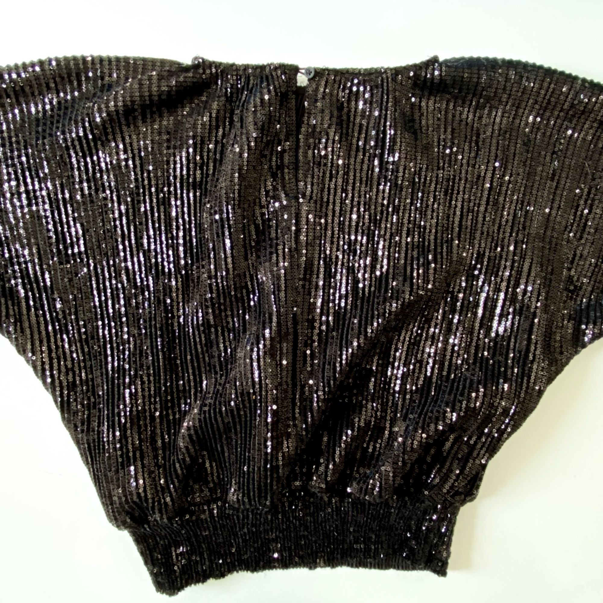 Rta RtA Pippa Black Sequin Long-Sleeve Top Size XXS, New with t Size XXS / US 00 / IT 34 - 5 Thumbnail