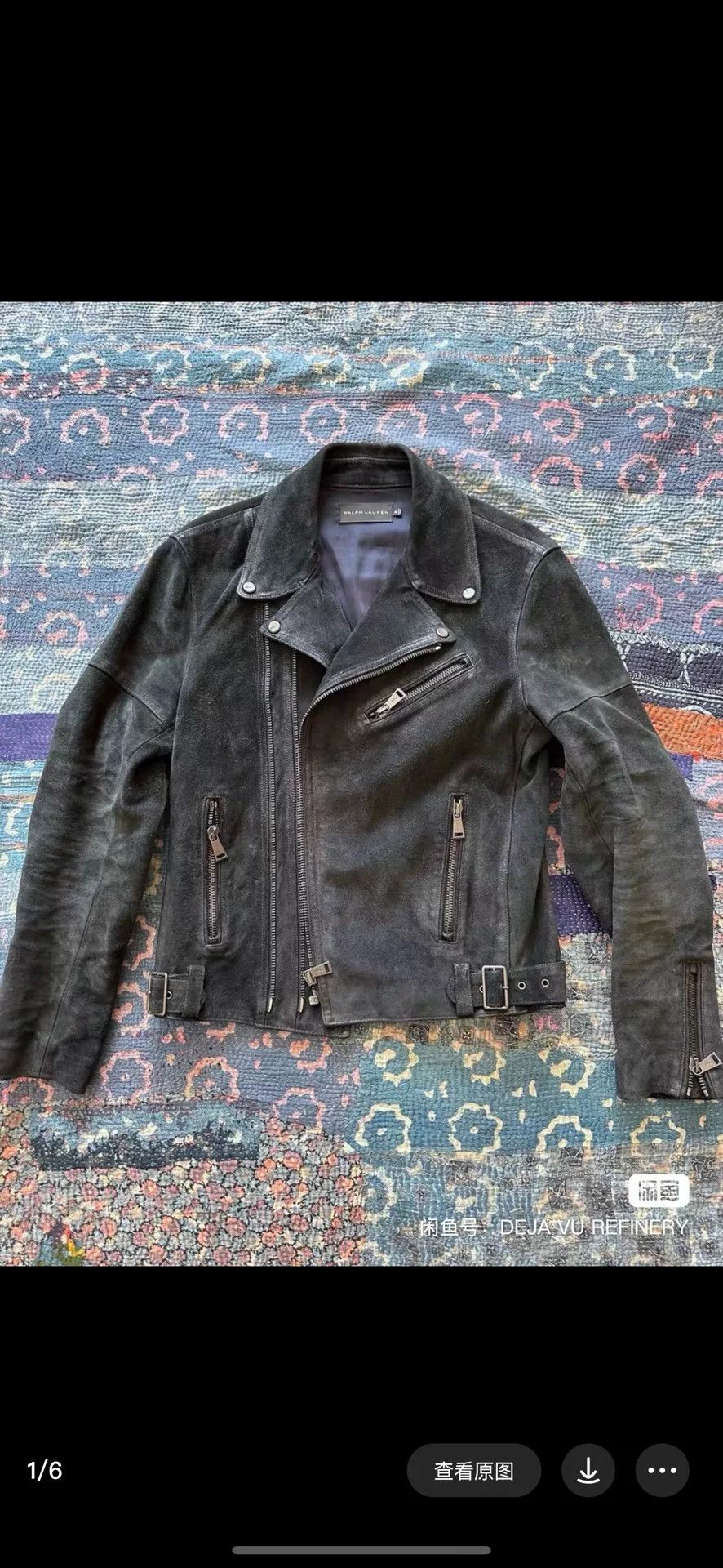 Ralph Lauren Black Label ralph lauren suede leather motorcycle jacket Size US L / EU 52-54 / 3 - 1 Thumbnail