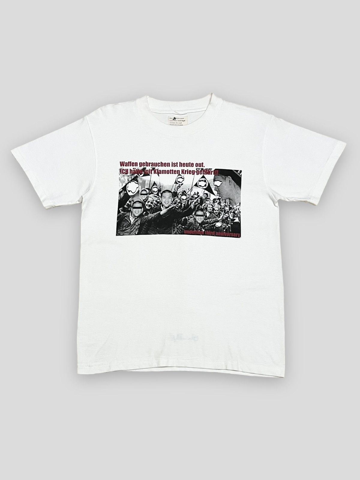 image of Beauty Beast x Vintage Send Offer Vintage Japan Designer Under Third War Tshirt in White (Size Smal
