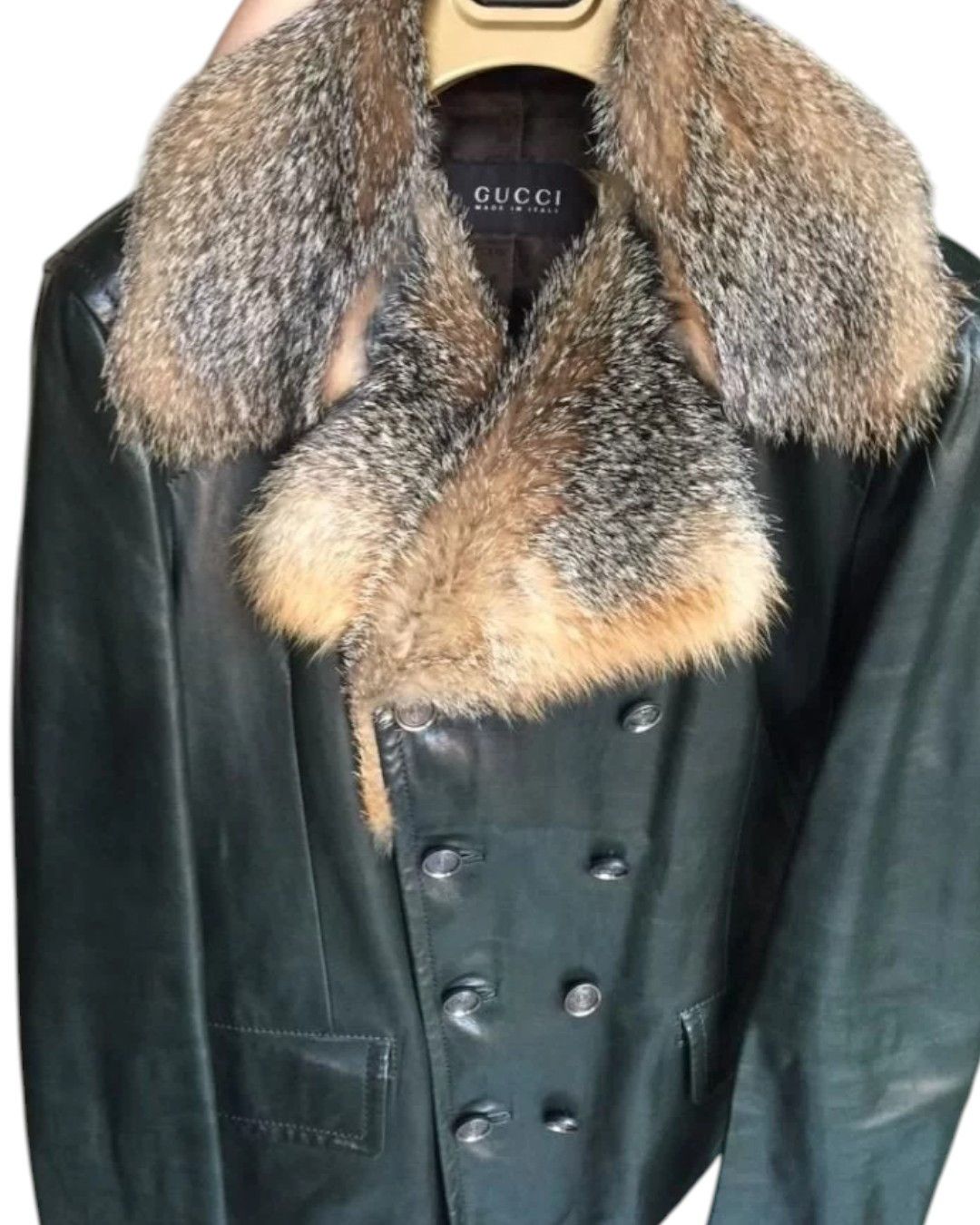 Gucci F/W 2007 RUNWAY FOX FUR LEATHER JACKET Size US M / EU 48-50 / 2 - 3 Thumbnail