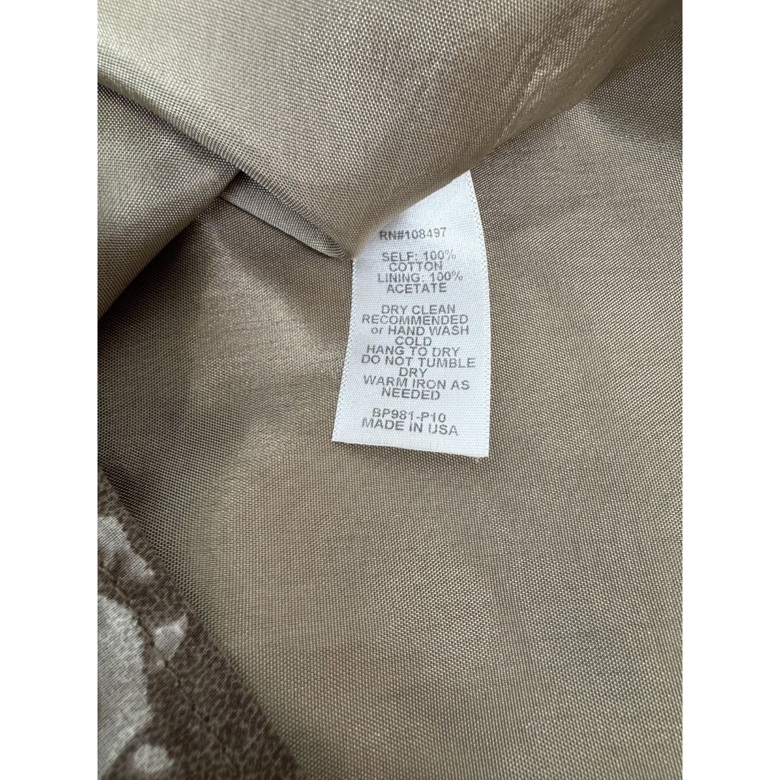Anthropologie Anthropologie Burlapp Cottagecore Neutral Floral Dress Small Size S / US 4 / IT 40 - 9 Thumbnail