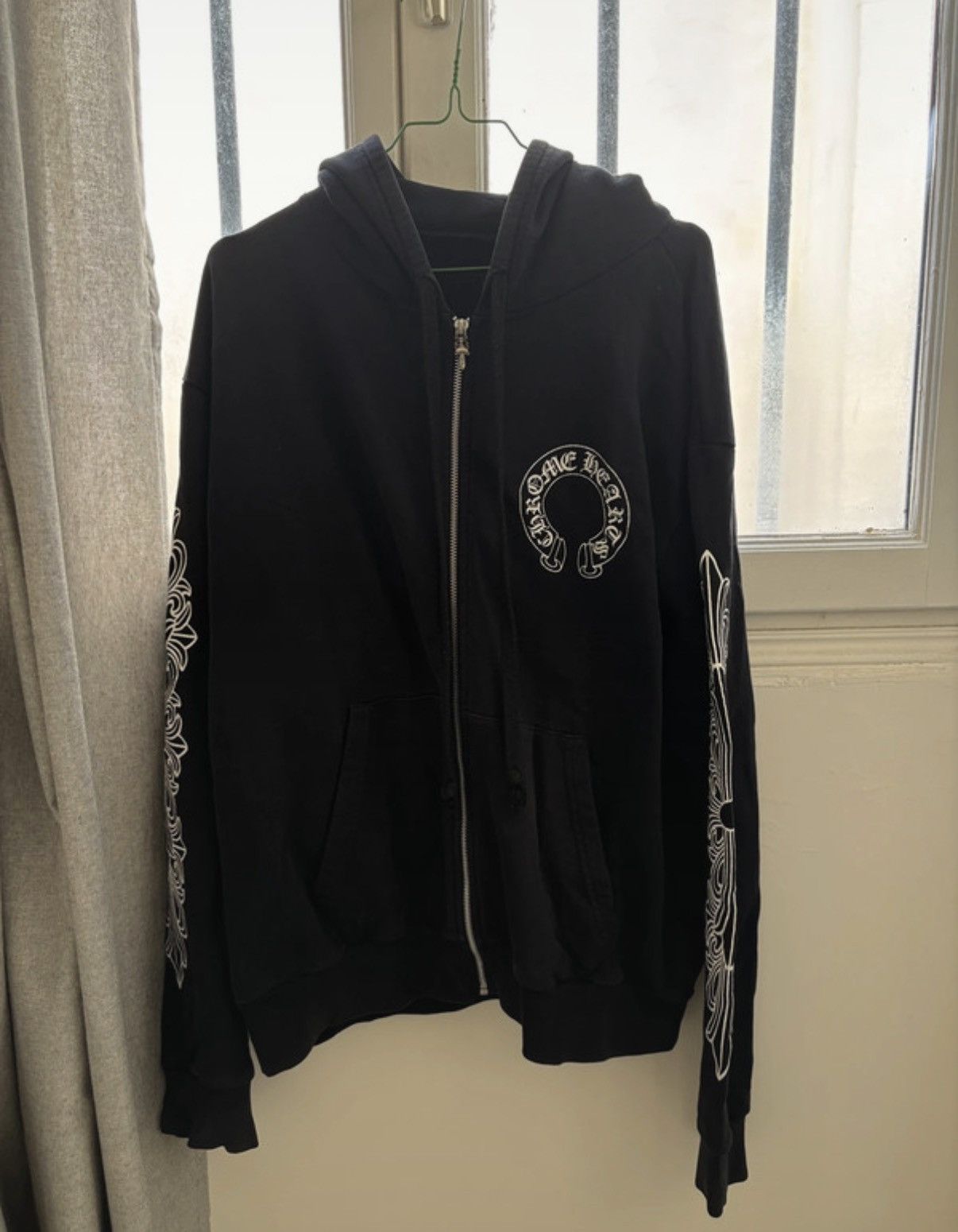 Chrome Hearts chrome hearts horseshoe floral zip up Size US M / EU 48-50 / 2 - 1 Thumbnail