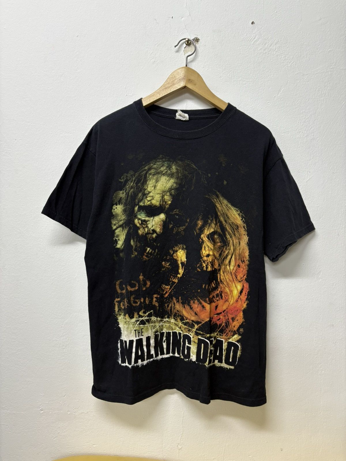 Vintage The Walking Dead Michonne & Zombies Full Over Big print Size US M / EU 48-50 / 2 - 1 Thumbnail