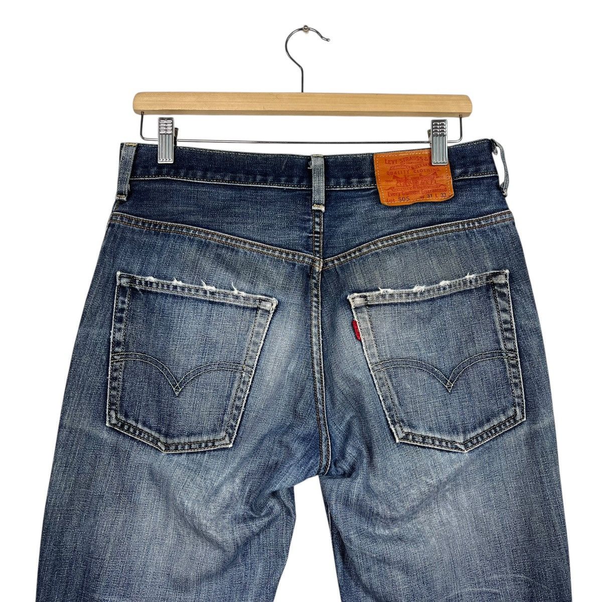 Levi's Vintage Y2k Levis Lot 505 Distressed Denim Jeans Size US 31 - 8 Thumbnail