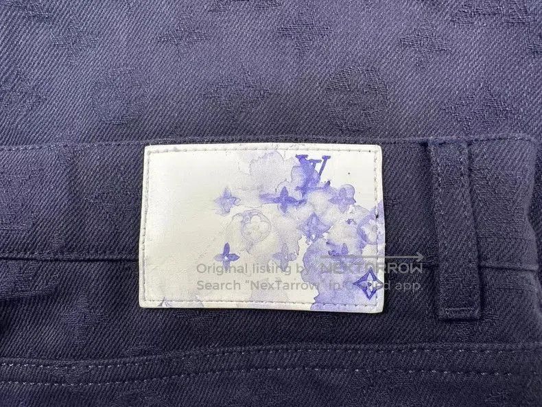 Louis Vuitton Louis Vuitton LV Presbyterian dark ink leather jeans. Size US 34 / EU 50 - 7 Thumbnail