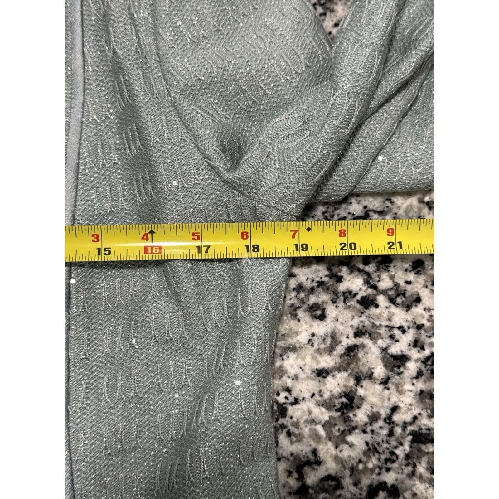 St. John St. John Evening Jacket Seafoam Knit Metallic Blazer Size 10 Womens Seafoam Knit Metallic Blazer 10 Size L / US 10 / IT 46 - 4 Thumbnail