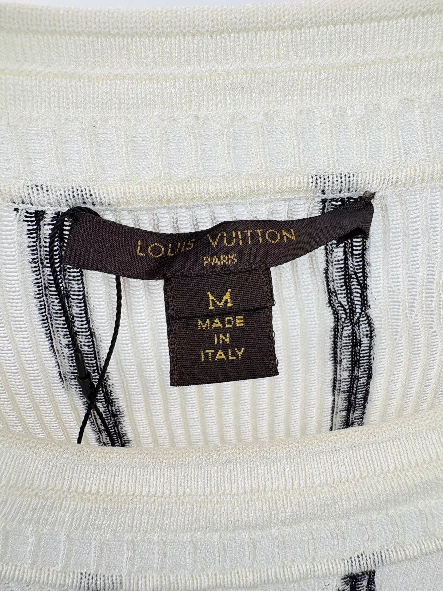 Louis Vuitton LOUIS VUITTON LV Striped Knit Sweater K1 Size M / US 6-8 / IT 42-44 - 3 Thumbnail
