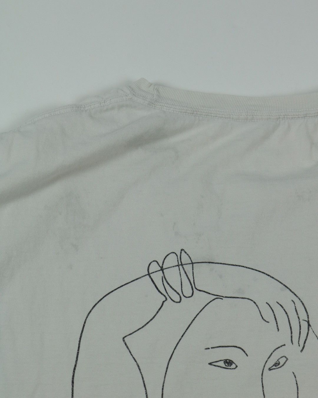 Maiden Noir × Vintage Maiden Noir White Portrait Tee Shirt Size US L / EU 52-54 / 3 - 4 Thumbnail