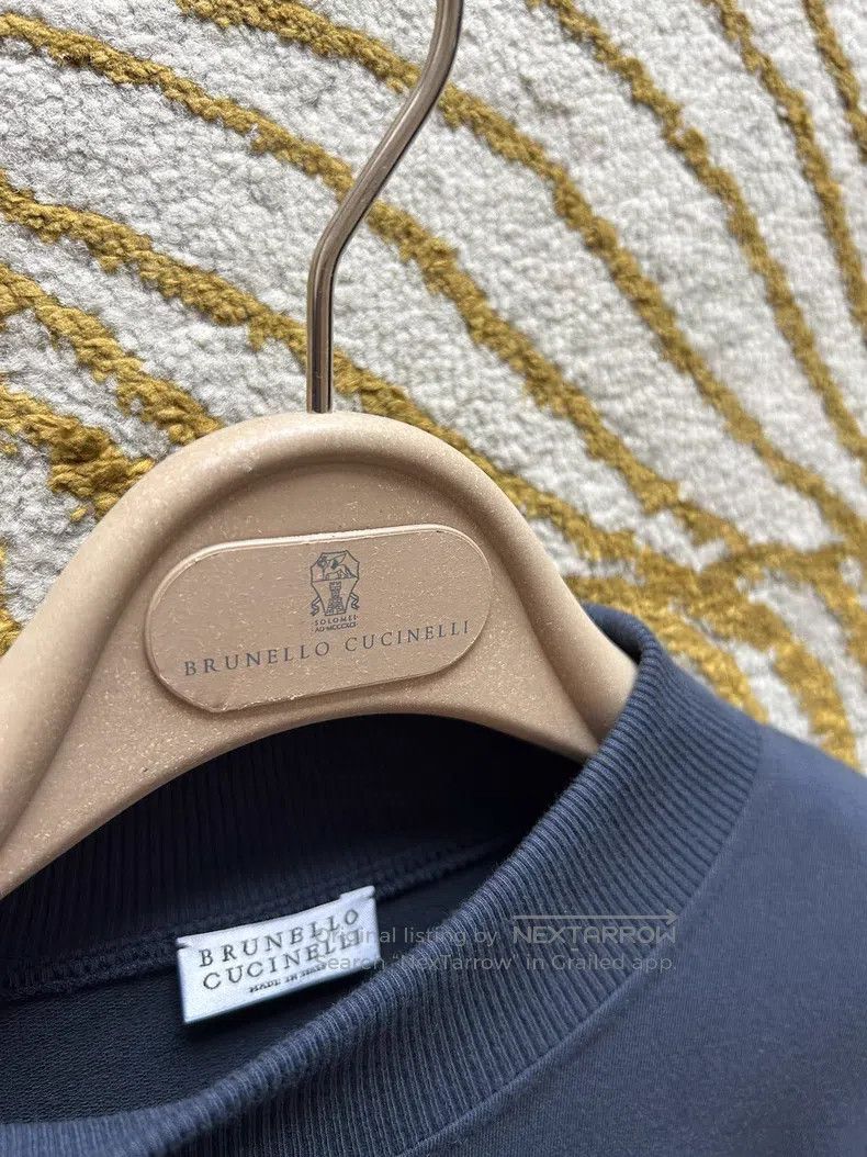 Brunello Cucinelli Brunello Cucinelli Cashmere, wool, and silk sequin top Size L / US 10 / IT 46 - 2 Thumbnail