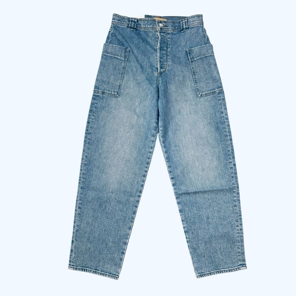 Joe's NWT New $198 Joe's Pheobe Patch Pocket Barrel Leg Jeans In Size 28" / US 6 / IT 42 - 3 Thumbnail