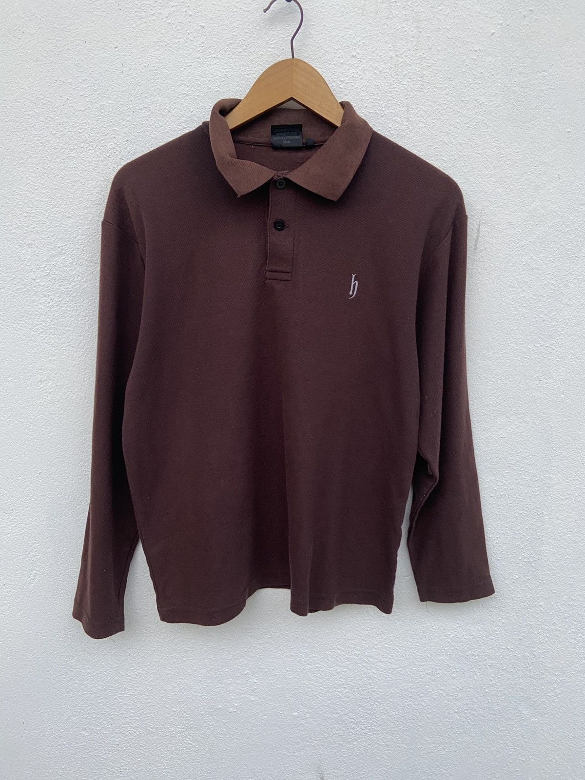 Japanese Brand 🔥 Vintage DJ Honda polo long sleeve sun faded Size US M / EU 48-50 / 2 - 2 Thumbnail