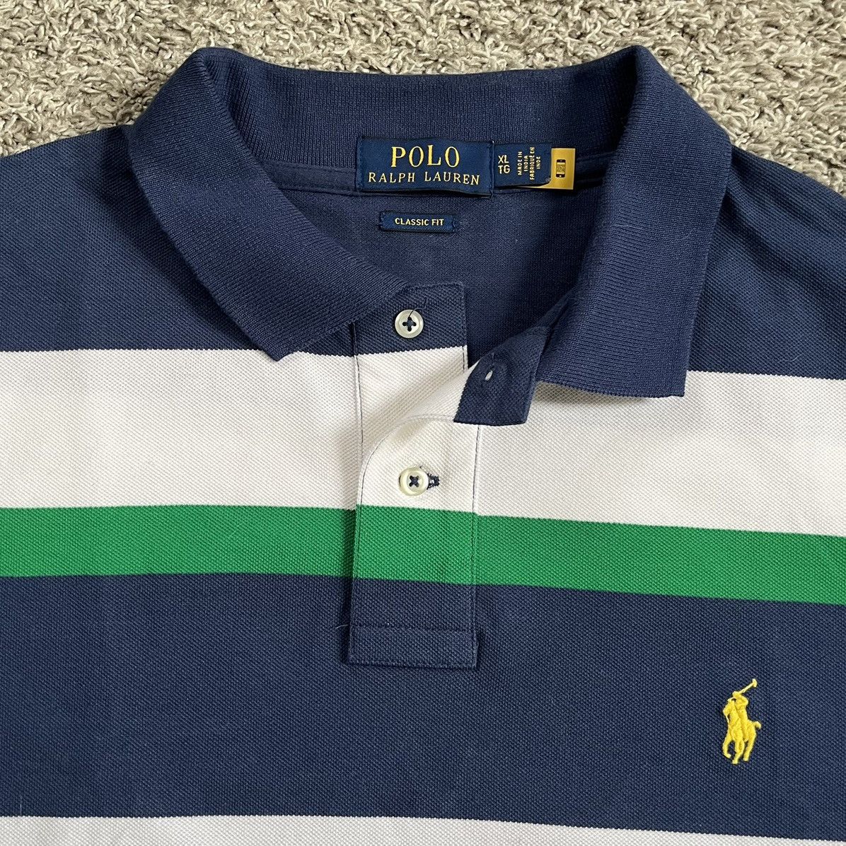 Polo Ralph Lauren 🔴Polo Ralph Lauren Shirt Size XL Stripes Size US XL / EU 56 / 4 - 3 Thumbnail